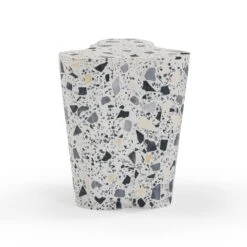 Slab Terrazzo Indoor/Outdoor Side Table 34 Slab Terrazzo Indoor/Outdoor Side Table -TOV Furniture Store TOV OC54435.media .05