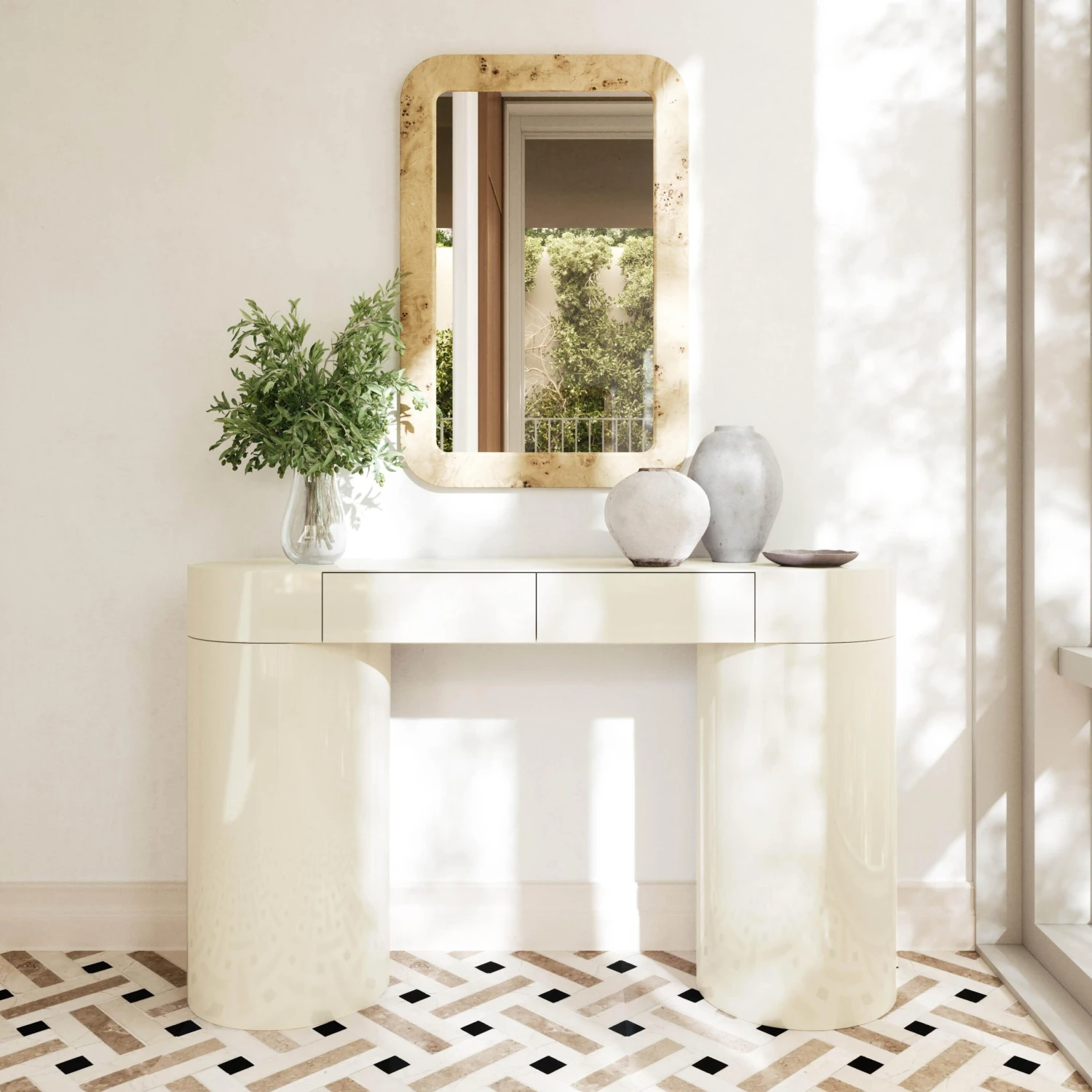 Mira High Gloss Console Table 12 Mira High Gloss Console Table - Image 12