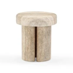Sheila Textured Concrete Indoor / Outdoor Side Table -TOV Furniture Store TOV OC54466.media .02