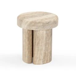 Sheila Textured Concrete Indoor / Outdoor Side Table -TOV Furniture Store TOV OC54466.media .04