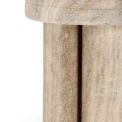 Sheila Textured Concrete Indoor / Outdoor Side Table -TOV Furniture Store TOV OC54466.media .05