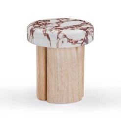 Sheila Textured Concrete Indoor / Outdoor Side Table -TOV Furniture Store TOV OC54467.media .04