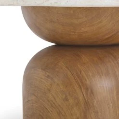 Cynthia Travertine Concrete Indoor / Outdoor Coffee Table 13 Cynthia Travertine Concrete Indoor / Outdoor Coffee Table -TOV Furniture Store TOV OC54484.media .05