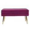 Ziva Velvet Storage Bench