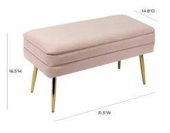 Ziva Velvet Storage Bench -TOV Furniture Store TOV OC6465.media .06 58bf97bb 8f4e 4f11 8e2b 6fd2618473b1