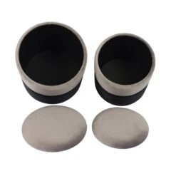 Gigi Grey Storage Ottomans - Set Of 2 -TOV Furniture Store TOV OC6472 4