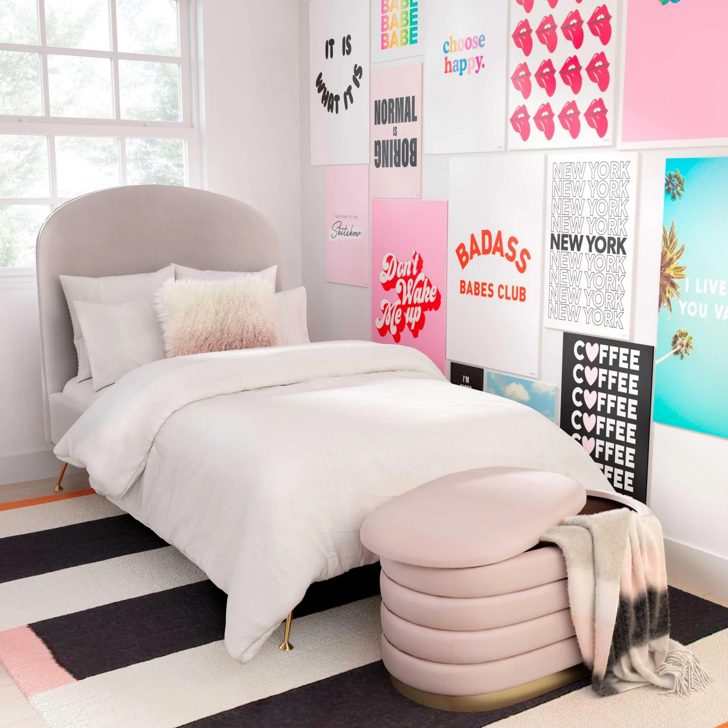 Lillian Velvet Storage Bench 2 Lillian Velvet Storage Bench - Image 2