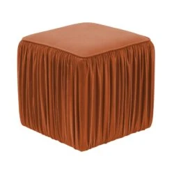 Morgan Pleated Velvet Ottoman -TOV Furniture Store TOV OC68214.media .04 895052c0 a128 41b8 98b8 b998ccc48945