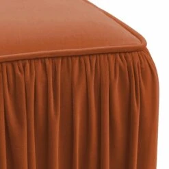 Morgan Pleated Velvet Ottoman -TOV Furniture Store TOV OC68214.media .05