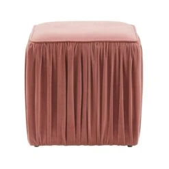 Morgan Pleated Velvet Ottoman -TOV Furniture Store TOV OC68215.media .03 7c41adec 4de4 402a aff6 e536e6f527bd