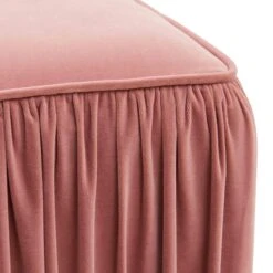 Morgan Pleated Velvet Ottoman -TOV Furniture Store TOV OC68215.media .05