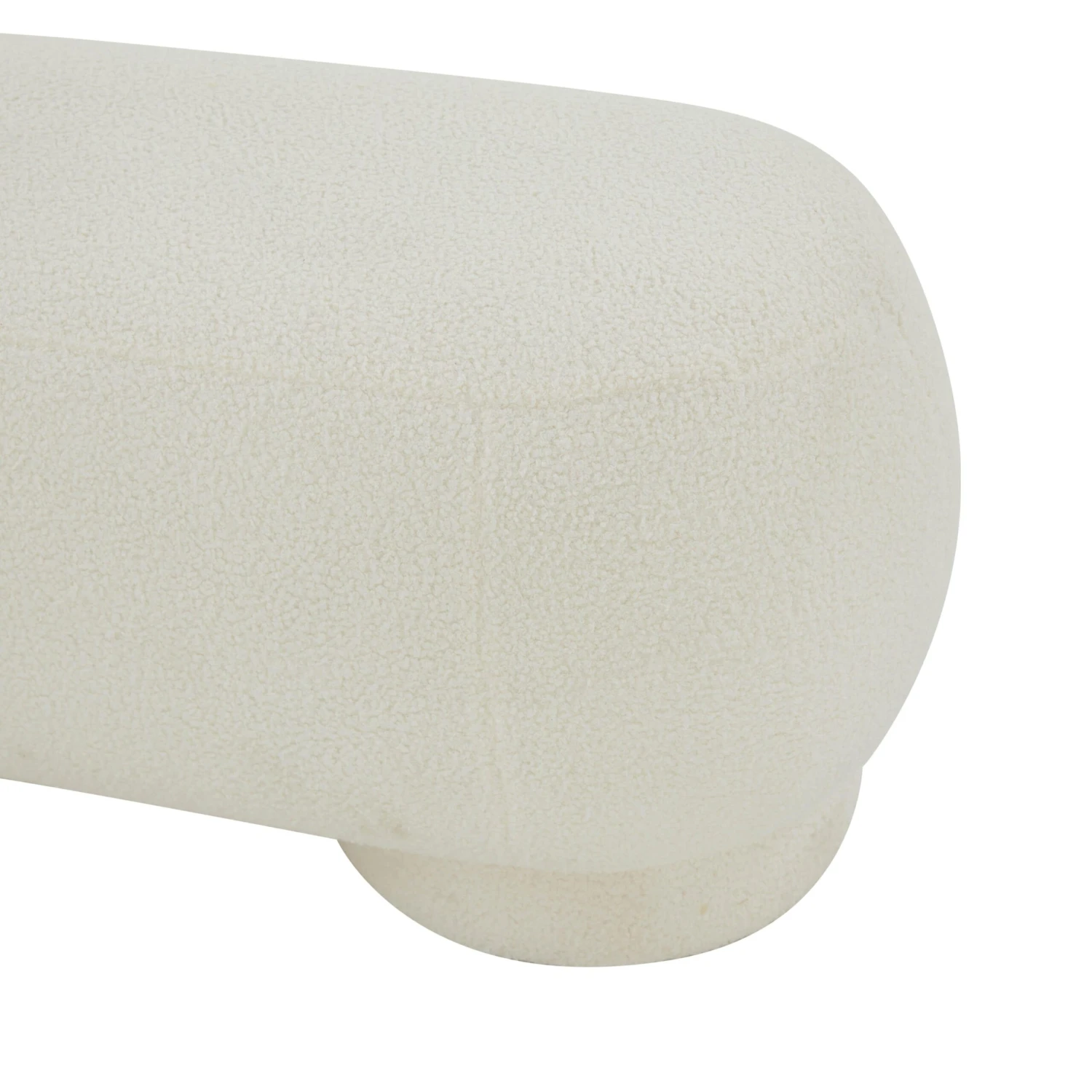 Mara Vegan Shearling Ottoman 4 Mara Vegan Shearling Ottoman - Image 4