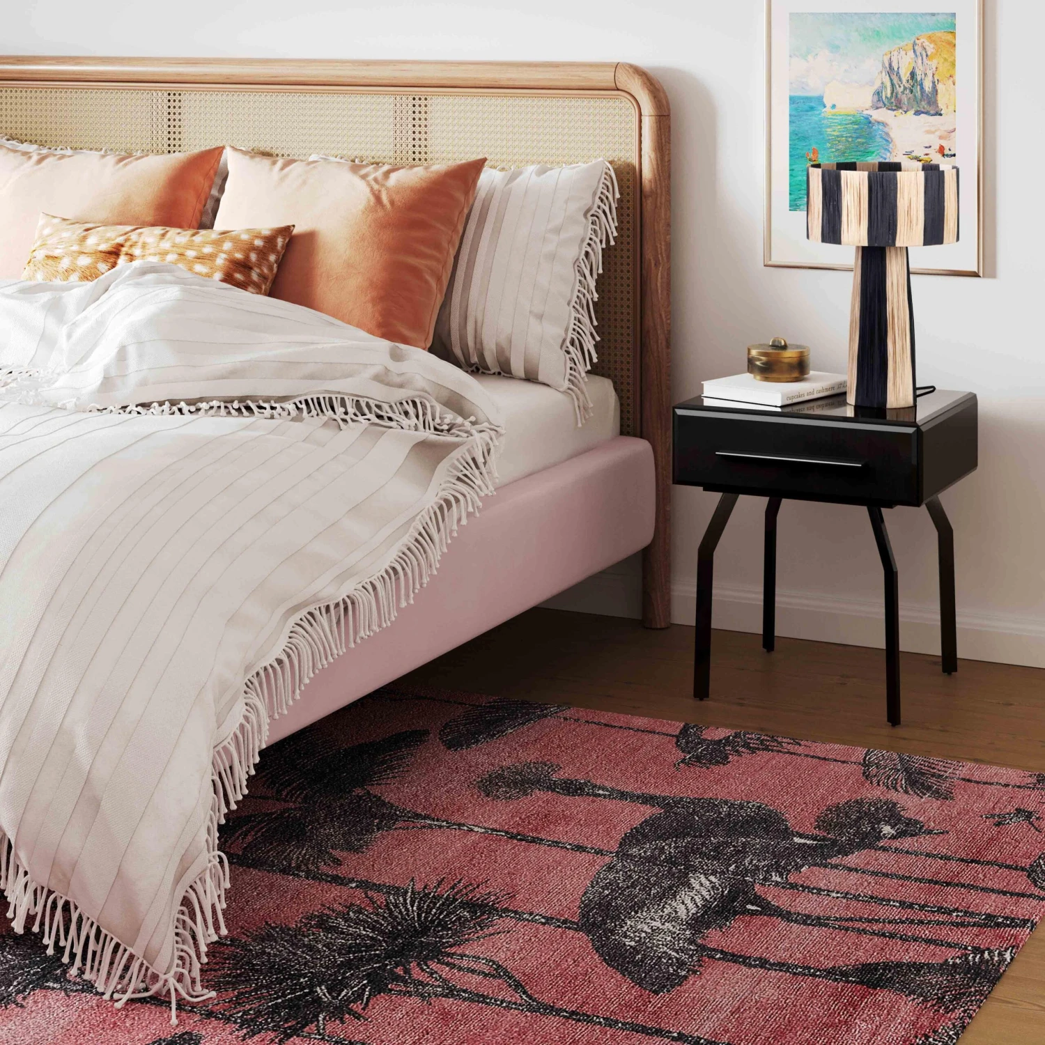 Santana Black Glass Side Table 2 Santana Black Glass Side Table - Image 2