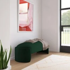 Toledo Velvet Bench -TOV Furniture Store TOV OC68637.media .02