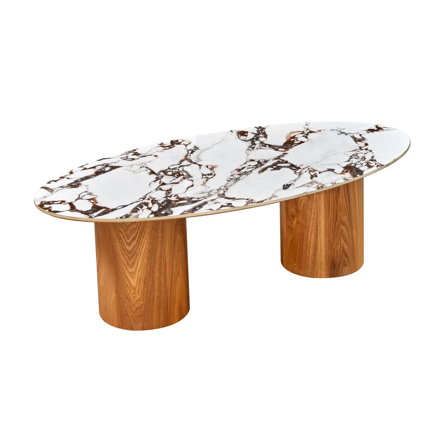 Tamara Marble Ceramic Oval Coffee Table 1 Tamara Marble Ceramic Oval Coffee Table