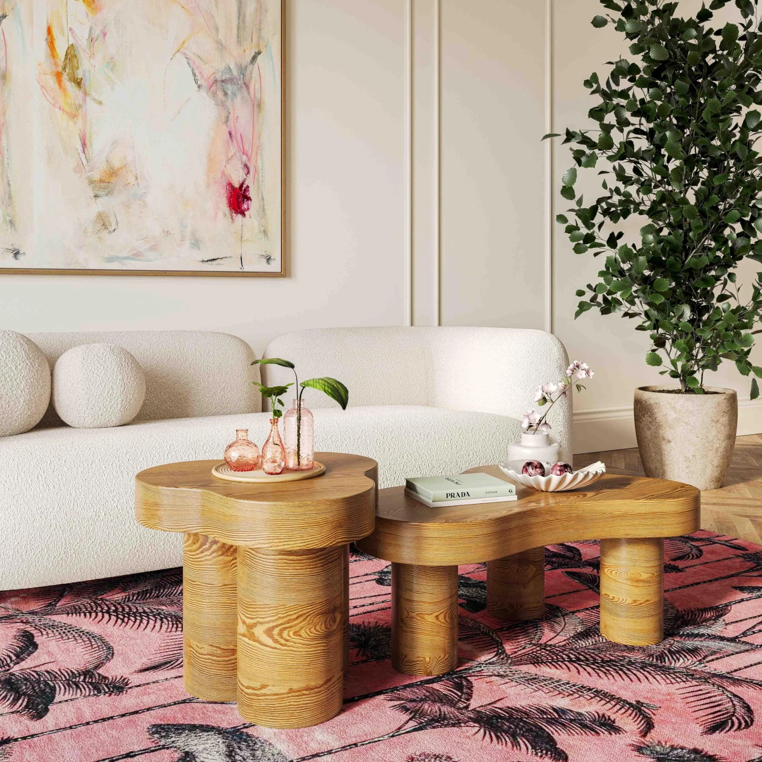 Dora Natural Oak Coffee Table 2 Dora Natural Oak Coffee Table - Image 2