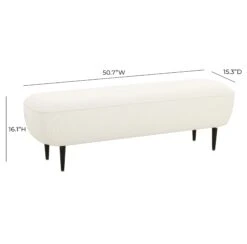 Denise Cream Boucle Bench 11 Denise Cream Boucle Bench -TOV Furniture Store TOV OC68691.media .06 716a7b71 4866 49d3 8e4d e32f3dd33eea