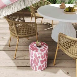 Taurus Ceramic Indoor/Outdoor Stool -TOV Furniture Store TOV OC68775.media .02 71d9e802 8a1d 4636 98cb 9193ed1e098d