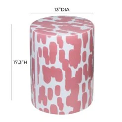 Taurus Ceramic Indoor/Outdoor Stool -TOV Furniture Store TOV OC68775.media .06 217acfb4 0b86 437d b51b db76ccef9227