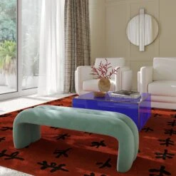 Leigh Velvet Channeled Bench -TOV Furniture Store TOV OC68825.media .03 1188bdfe 7c0f 4d46 bcc3 033cc613a013