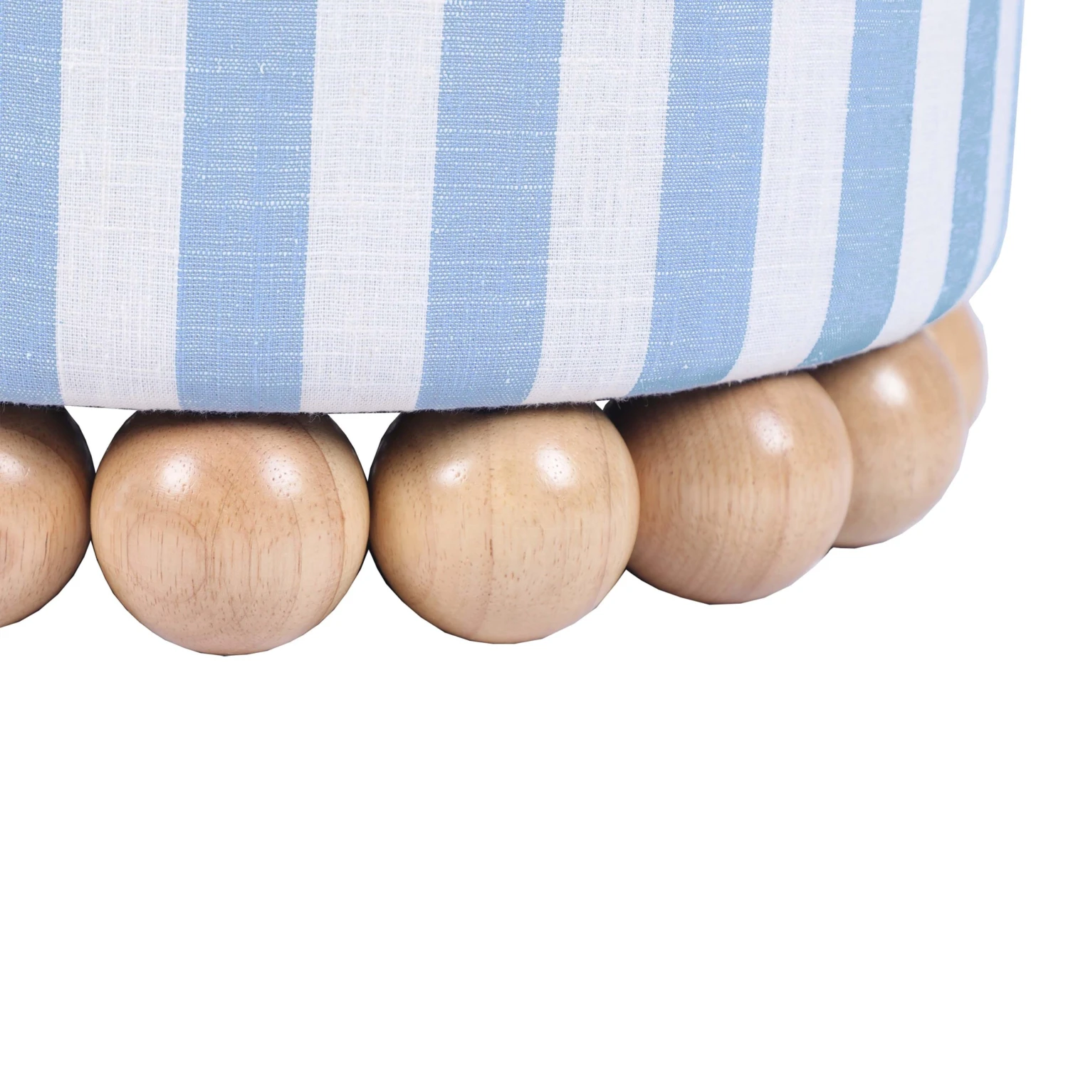 Dex Striped Linen Ottoman 13 Dex Striped Linen Ottoman - Image 13