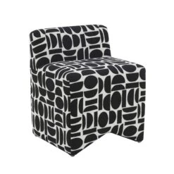 Pippa Geometric Jacquard Weave Stool -TOV Furniture Store TOV OC68930.media .01 d1b095b3 8019 410c 8aaa 4be9d331cff2