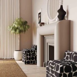 Pippa Geometric Jacquard Weave Stool -TOV Furniture Store TOV OC68930.media .02 60f92ff9 68b6 412e bbe0 38085359ced6