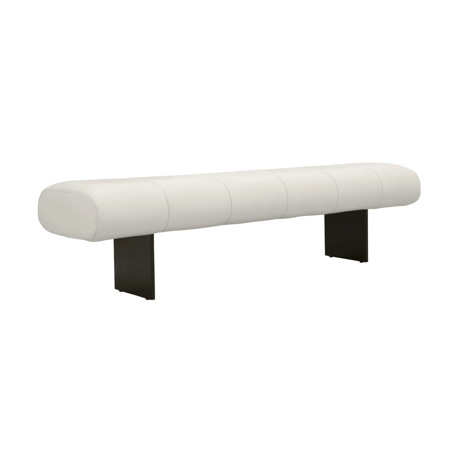 Karol Cream Performance Vegan Leather Bench 1 Karol Cream Performance Vegan Leather Bench