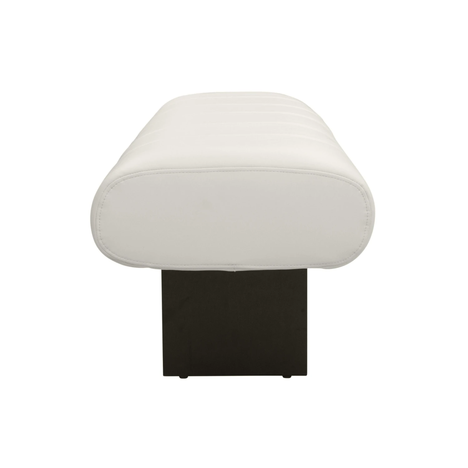 Karol Cream Performance Vegan Leather Bench 5 Karol Cream Performance Vegan Leather Bench - Image 5