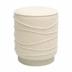Nero Cream Boucle Ottoman -TOV Furniture Store TOV OC68985.media .02