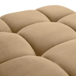 Calliope Cafe Au Lait Performance Velvet Modular Ottoman -TOV Furniture Store TOV OC69016.media .04