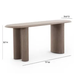 Rhema Washed Ash Console Table -TOV Furniture Store TOV OC69082.media .06