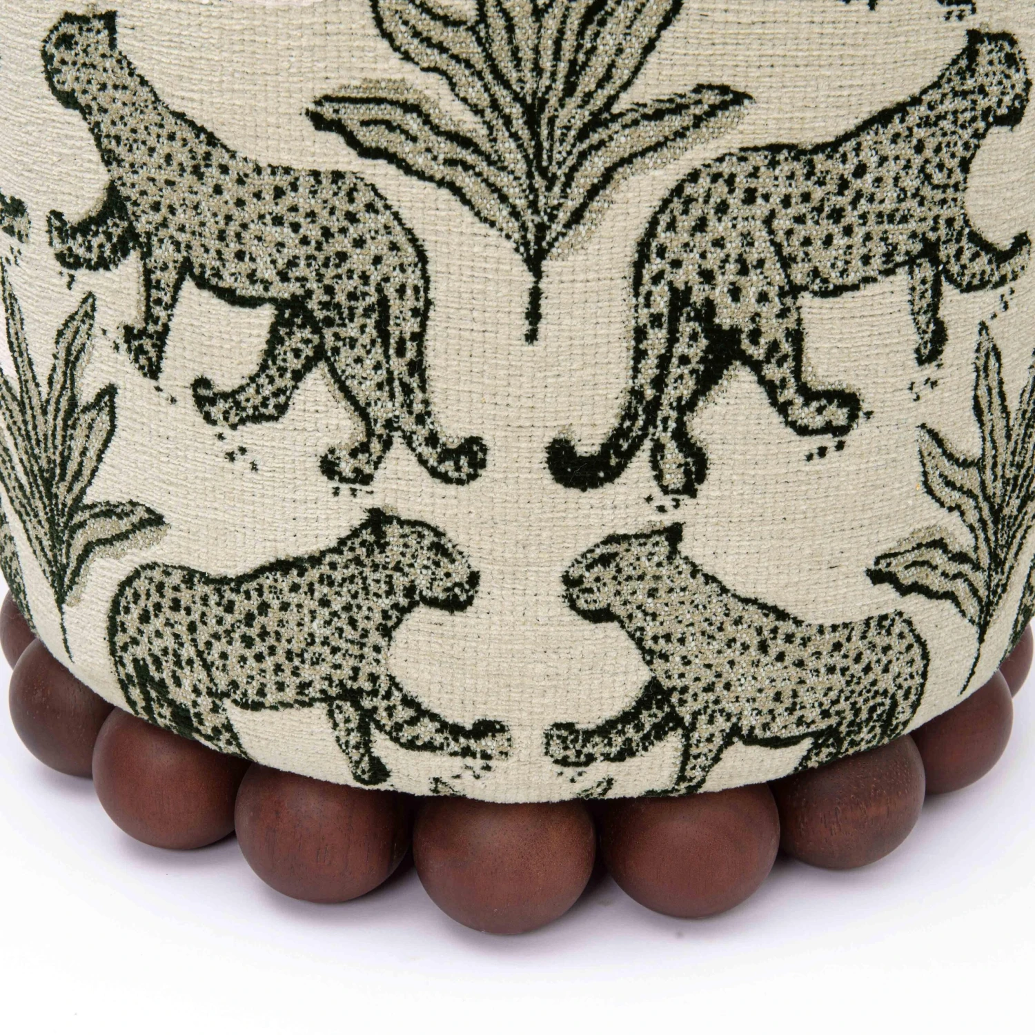 Dex Leopard Jacquard Ottoman 5 Dex Leopard Jacquard Ottoman - Image 5