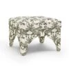 Raji Leopard Jacquard Ottoman