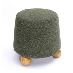 Jaine Loose Mohair Stool -TOV Furniture Store TOV OC69231.media .04