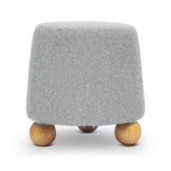 Jaine Loose Mohair Stool -TOV Furniture Store TOV OC69232.media .01