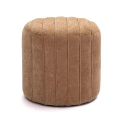 Pouch Chenille Ottoman -TOV Furniture Store TOV OC69235.media .02