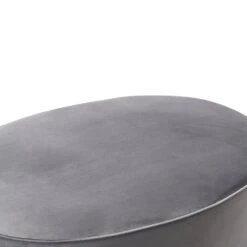 Scarlett Velvet Oval Ottoman -TOV Furniture Store TOV OC7225 2