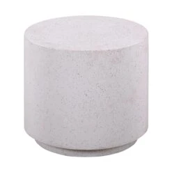 Terrazzo Light Speckled Side Table