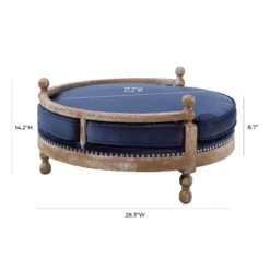 Hound Navy Pet Bed -TOV Furniture Store TOV P2033 N.media .07 591175ea deb5 44b7 a6d6 cc3ded2a6f16