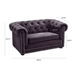 Husky Velvet Pet Bed -TOV Furniture Store TOV P2036 G.media .07