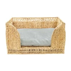 Milou Natural Rattan Small Pet Bed -TOV Furniture Store TOV P54301.media .02