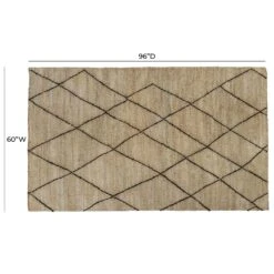 Crosshatch Natural Area Rug 17 Crosshatch Natural Area Rug -TOV Furniture Store TOV R18496.media .06