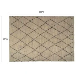 Crosshatch Natural Area Rug 22 Crosshatch Natural Area Rug -TOV Furniture Store TOV R18497.media .05