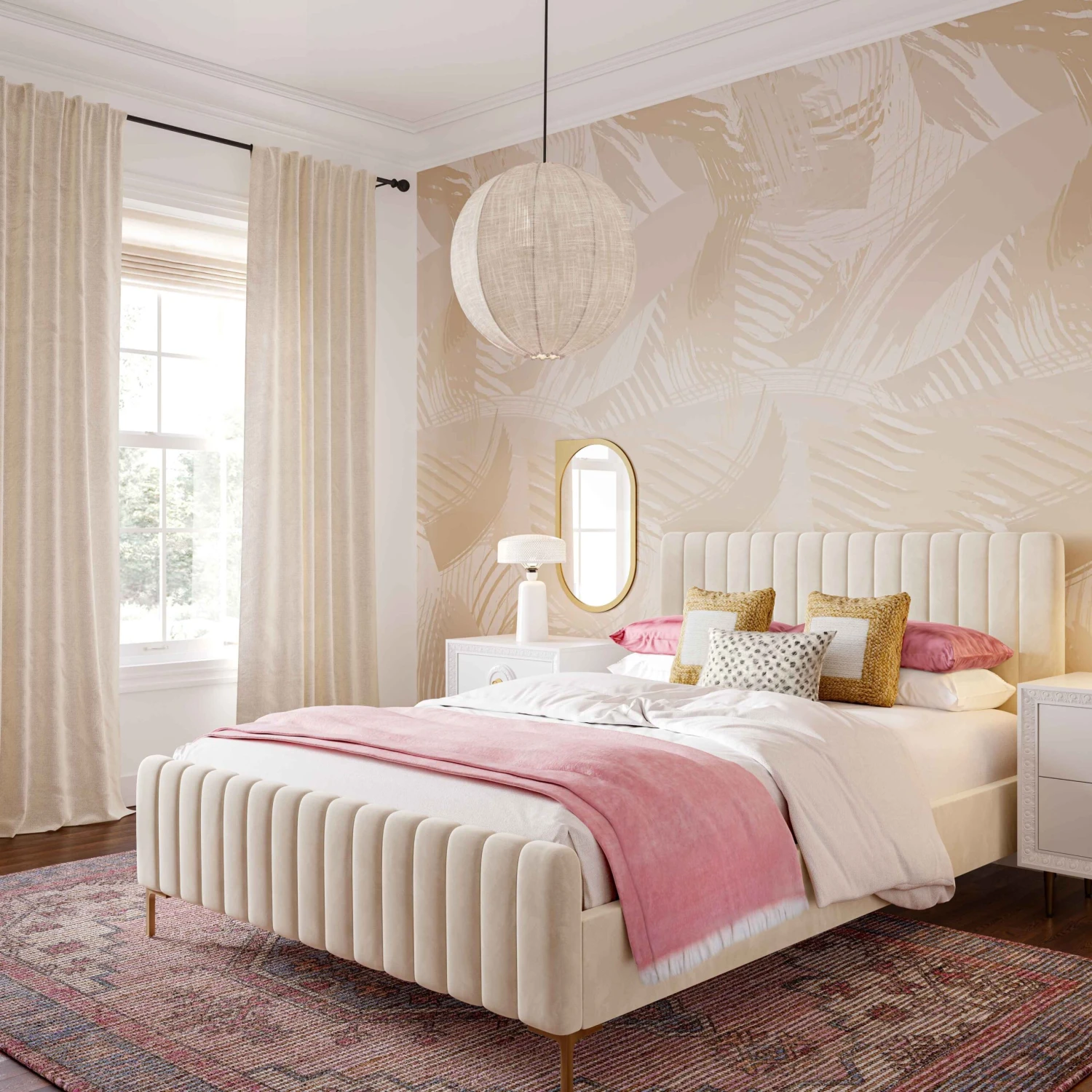 Madra Blush Tone Area Rug 2 Madra Blush Tone Area Rug - Image 2