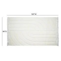 Loop White Area Rug -TOV Furniture Store TOV R18546.media .06