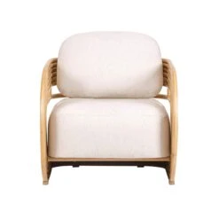 Lauretta Cream Fabric And Natural Rattan Accent Chair -TOV Furniture Store TOV S21028.media .02