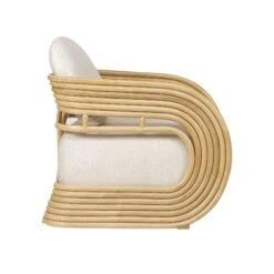 Lauretta Cream Fabric And Natural Rattan Accent Chair -TOV Furniture Store TOV S21028.media .03