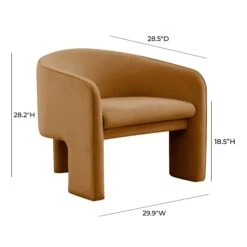 Marla Velvet Accent Chair -TOV Furniture Store TOV S44183 D