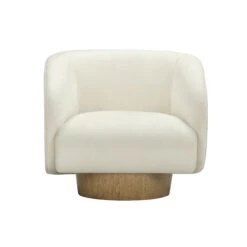 Presley Cream Velvet Swivel Accent Chair 10 Presley Cream Velvet Swivel Accent Chair -TOV Furniture Store TOV S54385.media .02